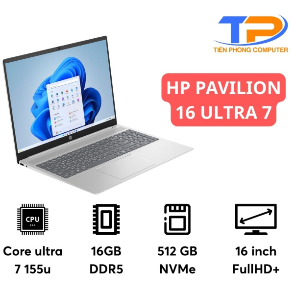 Laptop HP Pavilon 16 Core Ultra 7