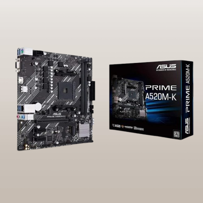 Mainboard ASUS PRIME A520M-K cho CPU AMD Mainboard ASUS PRIME A520M-K cho CPU AMD