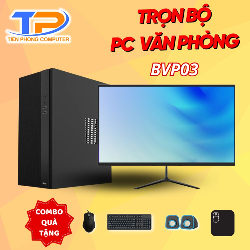 BỘ PC Văn phòng H310/i3-8100/ 8GB/240GB/Màn 24inch full HD BVP03